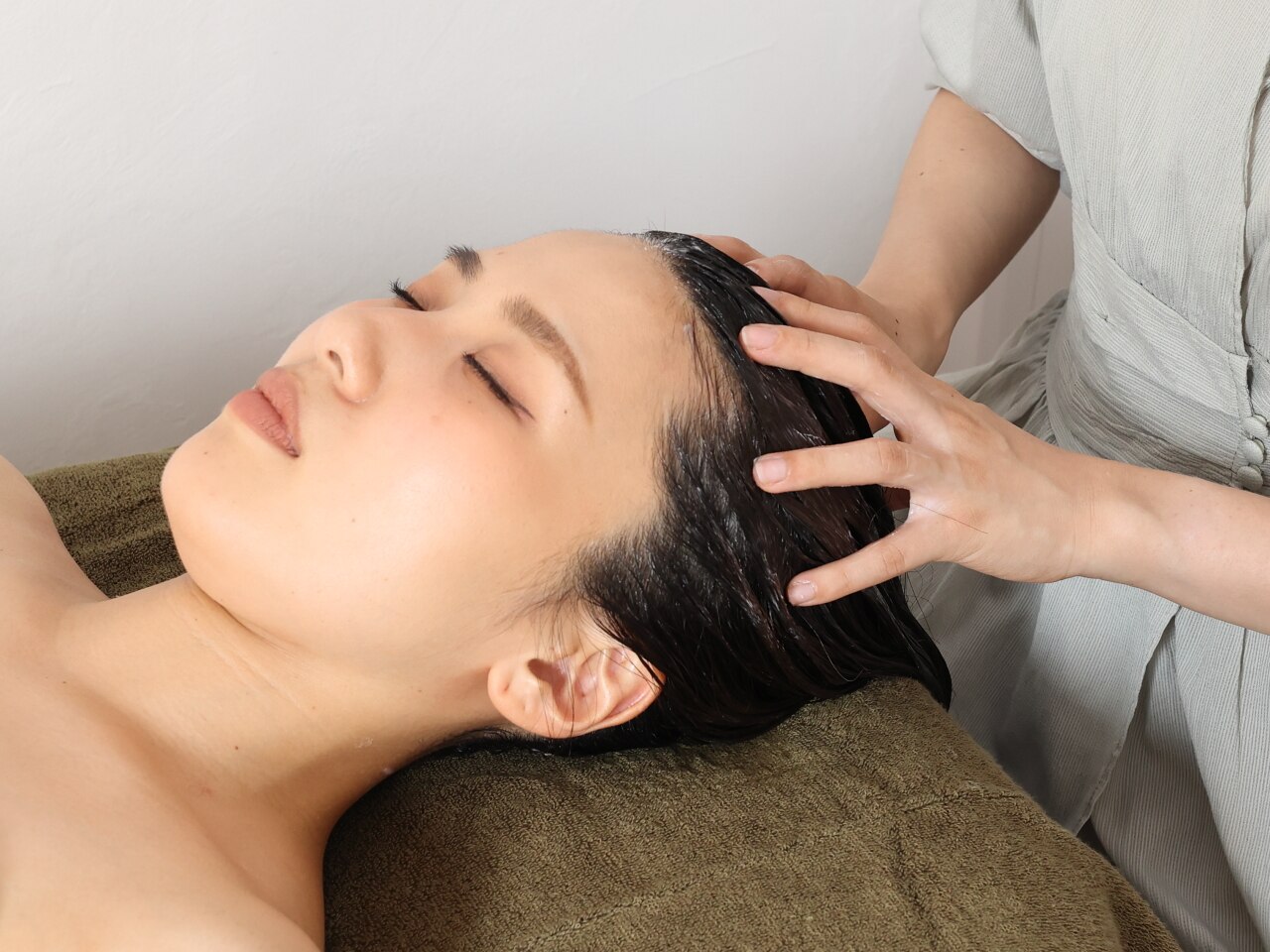 【1番人気♪】癒されヘッドスパ&カット\9130→\7480