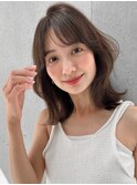 くびれヘア美髪イメチェン小顔カットハイライトカラー前髪