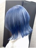水色ボブ♪