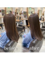 ステラバイケンジ 藤沢(STELLA by KENJE)&nbsp;白髪ぼかし細めハイライト30代40代50代セミディ