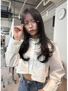 シティ(sity.) 天神　ブリーチカラー　顔まわりレイヤー　レイヤーカット