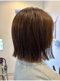 切りっぱなしボブ