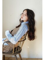 ディアローグ 自由が丘Luz店 ほつれウェーブ/モカブラウン【石垣】自由が丘