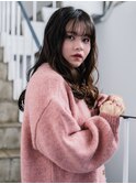 ウェーブパーマ×大人可愛いロング【岡山】デジタルパーマ