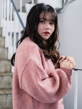 ヘアークラフト(Hair Craft) ウェーブパーマ×大人可愛いロング【岡山】デジタルパーマ