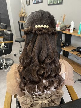 ウェイビー 桜木町店(WAVY) 【WAVY hair  set】大人上品ハーフアップ
