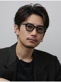 大人リードバック MEN’S HAIR/リバースセンターパート/表参道