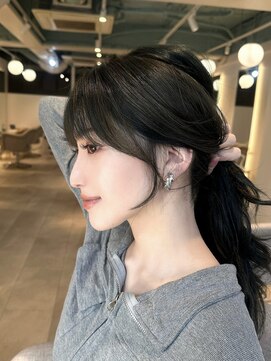 マインバイアフロートギンザ(MYNE by AFLOAT GINZA) 小顔可愛い後れ毛/顔まわりカット/レイヤー/くびれヘア