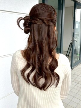 セプト 天神大名(SEPT.) ヘアアレンジ くるみちゃんへア ロングヘア ハーフアップ