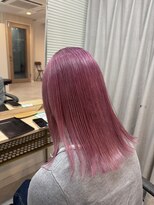 テーラヘアー 上福岡店(TELA HAIR) ピンクカラー