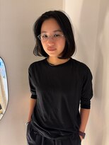 ナインセンス 下北沢(9_________nine sense)&nbsp;ラフなボブスタイル