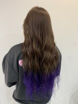 アズールサン 草加西口店(azule-sun)&nbsp;グラデーションカラー,ベージュ,ビビットパープル【草加】