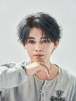 オーシャントーキョー 原宿(OCEAN TOKYO)&nbsp;韓国風メンズセンターパートフェザーパーマ毛流れパーマ
