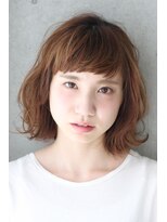マイロ(mailo) アンニュイパーマ*外ハネ*伸ばしかけボブ*眉上バング
