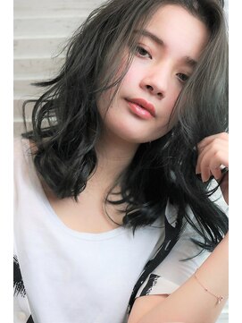 ヘアサロンエム 大宮東口(HAIR SALON M) ミディアムxマットアッシュ