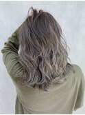 ハッシュカットフルバング似合わせカットレッドブラウン20代30代