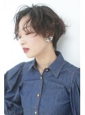 西宮/斜めバング/アシンメトリー/大人/小顔/インナーカラー