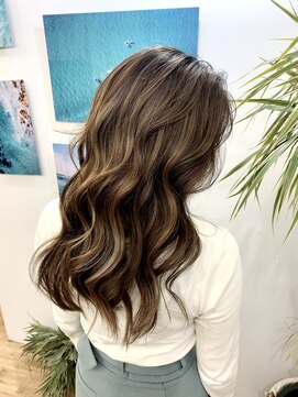 ハニー(HONEY) ハイライト/ハイライトカラー/ロング/セミロング/ケアブリーチ