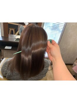 【イマヘア美髪改善、酸熱トリートメント導入サロン】ダメージを補修してツヤのある上品な美髪へ導く♪