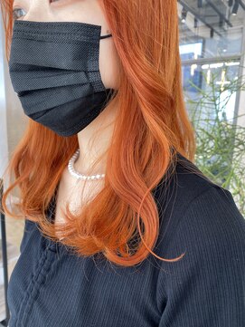 エイト ヘアサロン 渋谷本店(EIGHT) オレンジカラー　m31