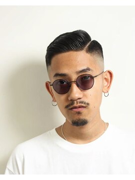 レンゲン(LENGEN) メンズかき上げニュアンスマッシュサイドパート韓国マッシュd