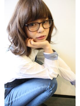 トゥーリ 二日市店(tuuli) 20代30代40代50代ひし形デジタルパーマエアリーミディ黒髪