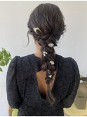 編みおろし ヘアセット