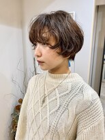 ベンジー 蔵前ii店(benji)&nbsp;マッシュショート×パーマ ゆるパーマ/ショートパーマ/モテ髪