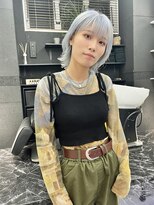 チュダック(ChuDuck)&nbsp;韓国風《ペールブルー》ブリーチ/ケアブリーチ/ダブルカラー