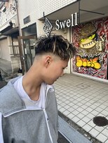 スウェル 船橋店(Swell)&nbsp;ハイライト/マッシュパーマ/ウルフ/波巻き/MEN'S2