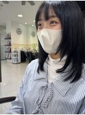 20代 暗髪
