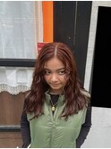 ビタミンオレンジ×カーリーヘア