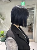 ぱつっとボブ【韓国ヘア/U24/艶カラー】