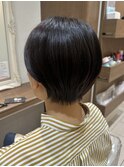 大人可愛い丸みショート