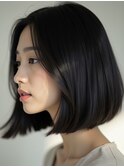 小顔/ボブ/黒髪/ショート/ネビージュ/ワンレン/千歳烏山/調布