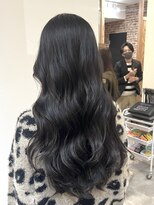 ネウィ ジャム 町田(newi JAM)&nbsp;暗髪カラー/グレージュ/ロングレイヤー/顔まわりカット