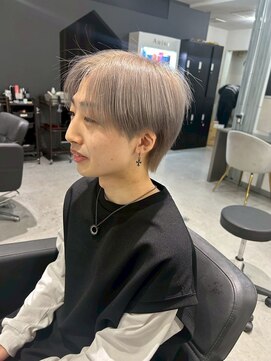 メンズサロン キング 高槻店(Men’s salon K!ng) 縮毛矯正髪質改善ハイライトレイヤーカット高槻美容室エクステ