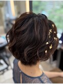 ショートのヘアセット