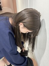 【ブリーチなし】オリーブカラー