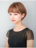 耳掛けが可愛いショートボブ【桃山台/南千里/服部緑地】