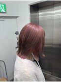 艶髪×ピンクベージュ
