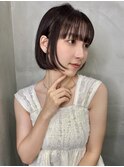 ブリーチなしカラー伸ばしかけヘア簡単スタイリング小顔ヘア