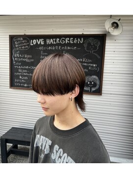 ラブヘアーグリーン(LOVEHAIRGREeN) フルブリーチ×エンドカラー