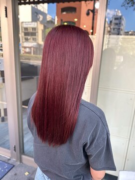 ミニム ヘアー(minim hair) 【minim×みく】高発色チェリーレッド