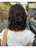 ゆるめパーマミディアムパーマニュアンスパーマ