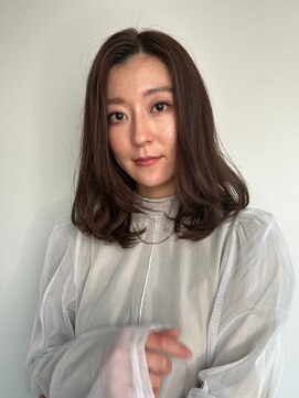 モッズヘア 越谷(mod's hair) ココアグレージュくせ毛風センターパートp2越谷20代30代40代