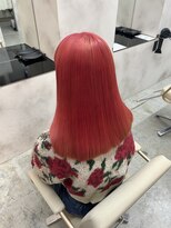 ワンラヴェストヘアオルシェット 長野駅(One Lovest Hair olchette)&nbsp;1ブリーチチェリーピンク