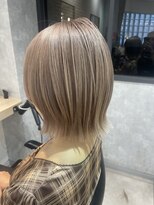 アロー(arrow)&nbsp;切りっぱなしボブ×ベージュカラー【もえみ】