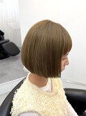 コンパクトボブ/ワイドバング/大人の丸みボブ