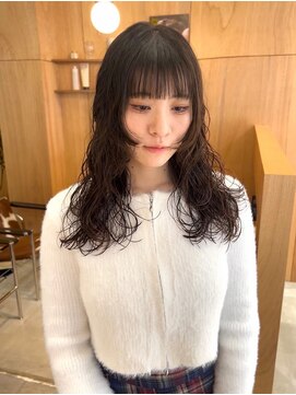 パーク 代官山(PARK) 顔周りレイヤー/ミディアム/ニュアンスパーマ